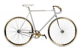 Vinyl Doppio Champagne Creme Bikes Singlespeeder Radfahren Fahrrad
