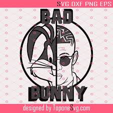 All contents are released under creative commons cc0. Bad Bunny Svg Bad Bunny Rapper Svg Bad Boy Svg Png Dxf Eps Toponesvg