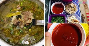 Masukkan semua sekali bahan yang ditumbuk bersama daging dan tulang serta sup bunjut dalam pressure cooker kalau ada pressure cooker dan tambah air sebanyak mana yang kita mahu kuah sup itu. Resipi Bihun Sup Tulang Utara Simple Dengan Sambal Merah Rasa Lagi Power Teknik Tumis Darat Pa Ma
