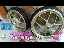Modifikasi yamaha all new vixion 150 cc velg cat warna. Repaint Velg Vario Light Bronze Metalik Youtube