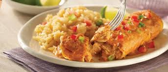 And it is made with a few. Easy Chicken Cheese Enchiladas Campbell Soup Company Recipe Campbells Recipes Chicken Cheese Enchiladas Recipes