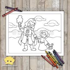 By best coloring pages april 14th 2020. Darth Vader And Princess Leia Printable Coloring Page Etsy