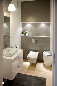 Wohnliche Idee Fur Bad Beleuchtete Nische Uber Toilette Badezimmer Wc Design Und Badezimmer Einrichtung