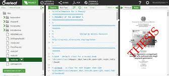 Un Modello Per Tesi In Latex Modificabile Online Con Overleaf Rainnic In The Clouds