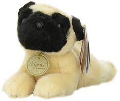 Aurora World Miyoni Pug Plush 8 Losing A Dog Teddy Bear Stuffed Animal Pugs