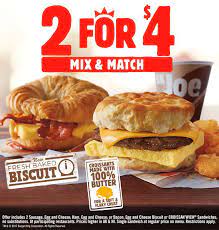 Burger king breakfast menu hours are really happy hours since the day is starting with a bk breakfast menu. 2 For 4 Mix And Match Bacon Egg And Cheese Burger Burger King