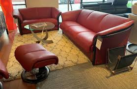 Curved wood trim detail ( 8 possible colour options ) made in norway, assembled in the u.s. Ekornes Manhattan Sofa Curved Wood Sofa Three Seat Sofa