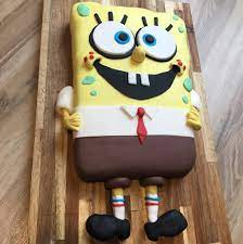 Ich muss zugeben eine recht. Spongebob Torte Torte Mit Fondant Torten Liebe