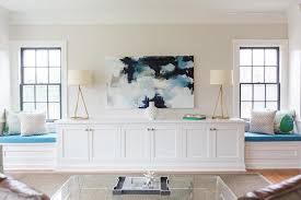 There are, i think, at least two perspectives on this. Navy Blue And Aqua Abstract Art Transitional Living Room