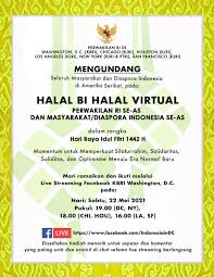 Ya, tradisi unik yang selalu ada saat hari raya idul fitri tiba. Tema Halal Bihalal 2021