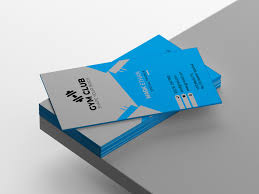 Examples of fitness business cards templates for easy generating customizable personalized visiting card layout in online constructor app & free download. Fitness Gym Business Card On Behance