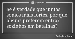 Se E Verdade Que Juntos Somos Mais Andrelina Lima
