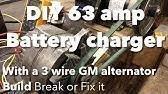 Alternators that have one positive wire connected to the alternator has the ground connected to it's case. Vehicular Education 3 Wire Alternator Wiring Youtube