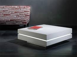 Modern Led Square High Gloss Coffee Table With Ambient Lighting Coffee Table Marble Top Coffee Table Coffee Table Square