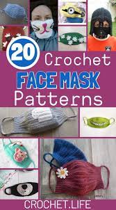 Face mask, free crochet pattern + pdf. 20 Easy To Make Crochet Face Mask Patterns Crochet Life
