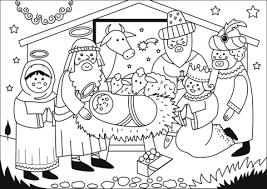 Reyes Magos Para Colorear Para Niños