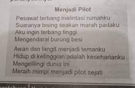 Ada beberapa contoh puisi 3 bait atau 4 bait tentang ibu yang bisa sobat persembahkan. 4 Apa Jenis Rima Di Setiap Bait Pada Puisi Di Samping5 Apa Isi Puisi Di Atastolong Dijawab Brainly Co Id