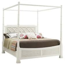 Build with step by step woodworking plans using basic tools and off the shelf fill all holes with wood filler and let dry. Tommy Bahama Luka Coastal Beach White Wood Canopy Poster Bed King King Kathy Kuo Home