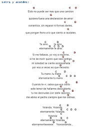 Como Tocar Yolanda Pablo Milanes Letras Y Acordes Canciones Declaracion De Amor