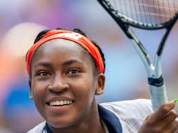 Coco gauff at the u.s. Coco Gauff Visits Glossier Flagship Store Teen Vogue
