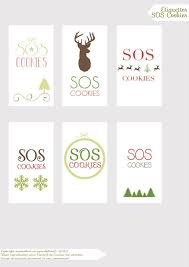 Cadeau Gourmand Sos Cookies Odrai Sos Cookies Etiquette Cadeau Noel Cadeau