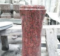 Factory Directly Hot Sale Indian Red Granite Tombstone Vase from China - StoneContact.com