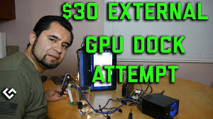 Do you have a usb 3.0 type a to type c, or the link cable. 30 Diy External Graphics Card Dock Egpu Attempt Youtube