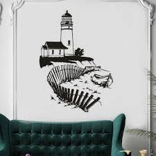 We have wall accents to coordinate with anyone's taste. Lighthouse Silhouette Vinyl Wall Decals Home Living Room Decor Fence With Boat Wall Sticker Lighthouse Style Wall Posters Az629 Wall Stickers Aliexpress
