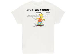 Show everyone that you are a fan of bart simpson with this. Off White Homer And Bart Simpson T Shirt White Multicolor Ss19