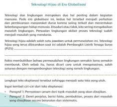 Selain itu beberapa ciri lain terkait dengan unsur pelaporan keuangannya. Ciri Ciri Teknologi Ramah Lingkungan Nasi