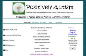 Positively Autism Free Teaching Materials Behavior