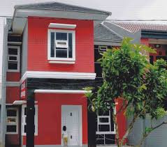 Artikel ini akan membahas warna cat pintu rumah yang bagus dan serasi untuk tampilan rumah anda. Red House Cat Color Combination Minimalist House Design Red House Minimalist Home