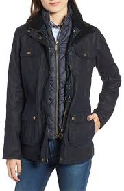 Barbour Blue Chaffinch Water Resistant Waxed Cotton Navy Women S Jacke Barbour Jacket Women Waxed Cotton Jacket Cotton Jackets Women