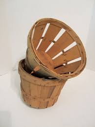 Vintage Wooden Fruit Baskets Etsy Fruit Basket Wooden Basket