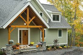 Timber Frame Exterior Contemporary Exterior New York Woodhouse Post Beam Homes House Paint Exterior Exterior Paint Colors For House Exterior Brick