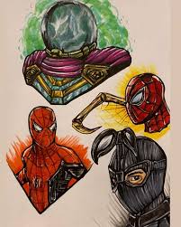 Since there isn't much deviation in the logo design, it's an indication far from home will be tonally similar to its predecessor. New The 10 Best Art Ideas Today With Pictures Spider Man Far From Home Marker Drawings Made With Co Spiderman Art Sketch Spiderman Art Spiderman Drawing