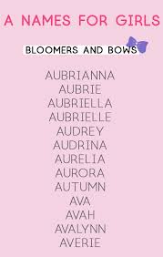 150 Girl Names That Start With A Beautiful Baby Girl Names Beautiful Girl Names Girl Names With Meaning