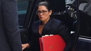 The home secretary, priti patel. Uk Court Charges Duo For Posting Sharing Racist Video Targeting Home Secretary Priti Patel World News