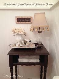 Black beadboard headboard, with black beadboard headboard. Black And White Powder Room Redo With Diy Bead Board Tutorial 11 Magnolia Lane