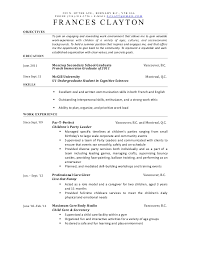 child care director resume objective