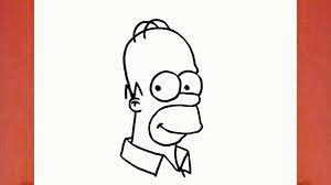 The gif create by moogugore. How To Draw Homer Simpson From The Simpsons Youtube