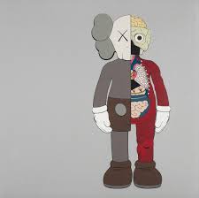 Kaws Dissected Companion 2006 Artsy Kaws Painting Kaws Wallpaper Art