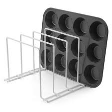 Kitchen cupboard storage for baking trays. Neo Kitchen Organiser Rack Baking Sheet Tray Chopping Board Pan Holder Storage 5056293901543 Ebay