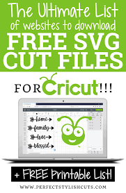 The Ultimate List Of Free Svg Websites For Cricut Free Printable List