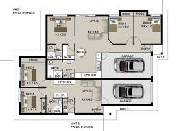 Dual Key Floor Plans Duplex Floor Plans Multigenerational House Plans House Floor Plans