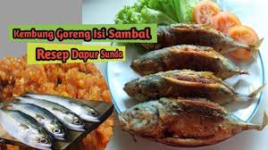 Resepi sambal tumis ikan kembung paling sedap. Ikan Kembung Goreng Isi Sambal Resep Dapur Sunda Youtube