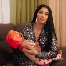 Cardi B Is A Loving Mother As She Cradles Kulture While