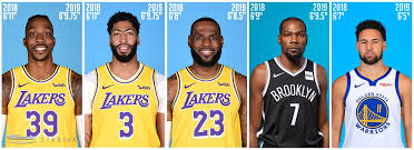 Kevin durant has always been a bit of a jokester when it comes to his height and has made claims as low as 6'9 and as tall as 6'11. Stadium On Twitter The Nba Has Installed New Rules For Teams To Verify Official Player Heights Now Without Shoes Here Are The New Heights For Dwight Howard Anthony Davis Lebron James Kevin