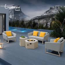 Easily access the propane tank of the fire table through a side door outfitted with a hidden hinge and a strong magnetic latch. Garden Furniture Outdoor Set Modern Propane Fire Pit For Home Blaise China Gas Fire Pit Outdoor Fire Pit Made In China Com