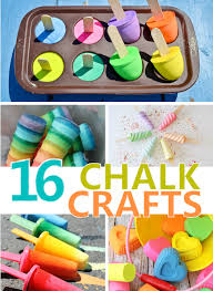16 Chalk Crafts And Art Activities Chalk Crafts Activities For Kids Art Activities